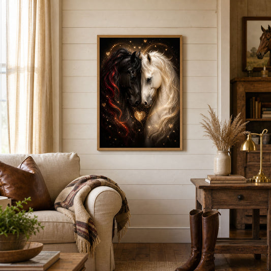 Soulmates Horse Poster Print