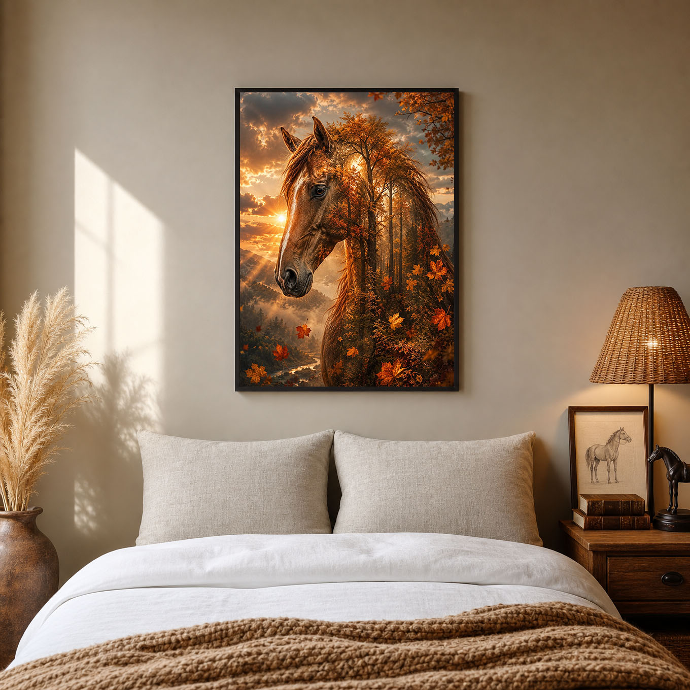 Autumn Spirit Horse Poster Print