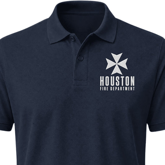Custom Fire Department Embroidered Polo