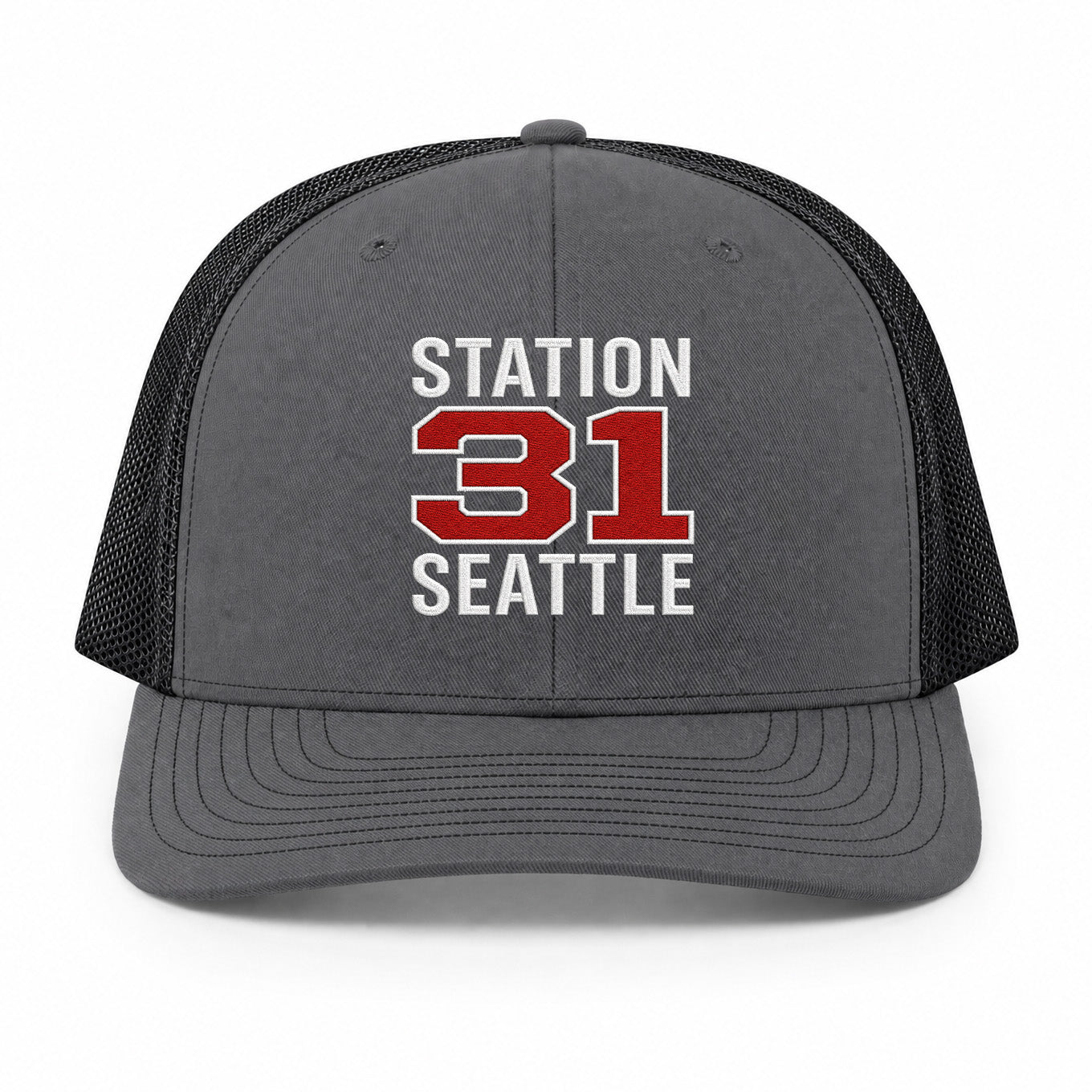 Custom Station Number Richardson 112 Trucker Cap - Embroidered