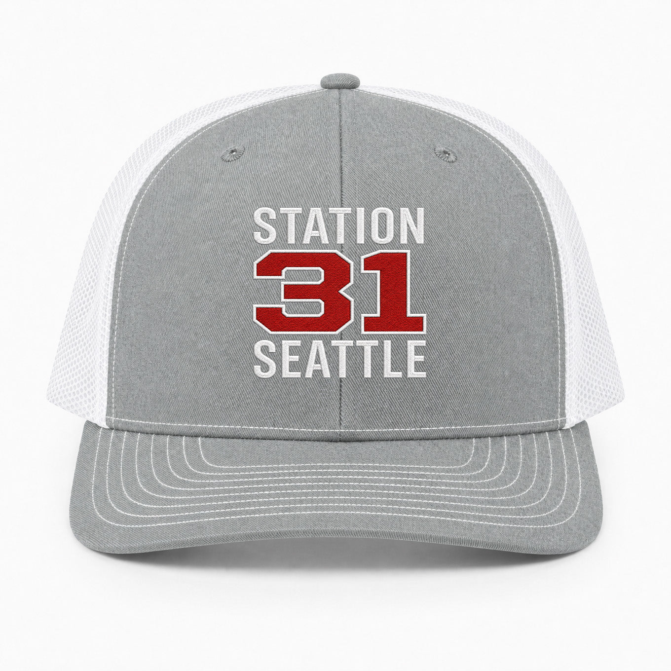 Custom Station Number Richardson 112 Trucker Cap - Embroidered