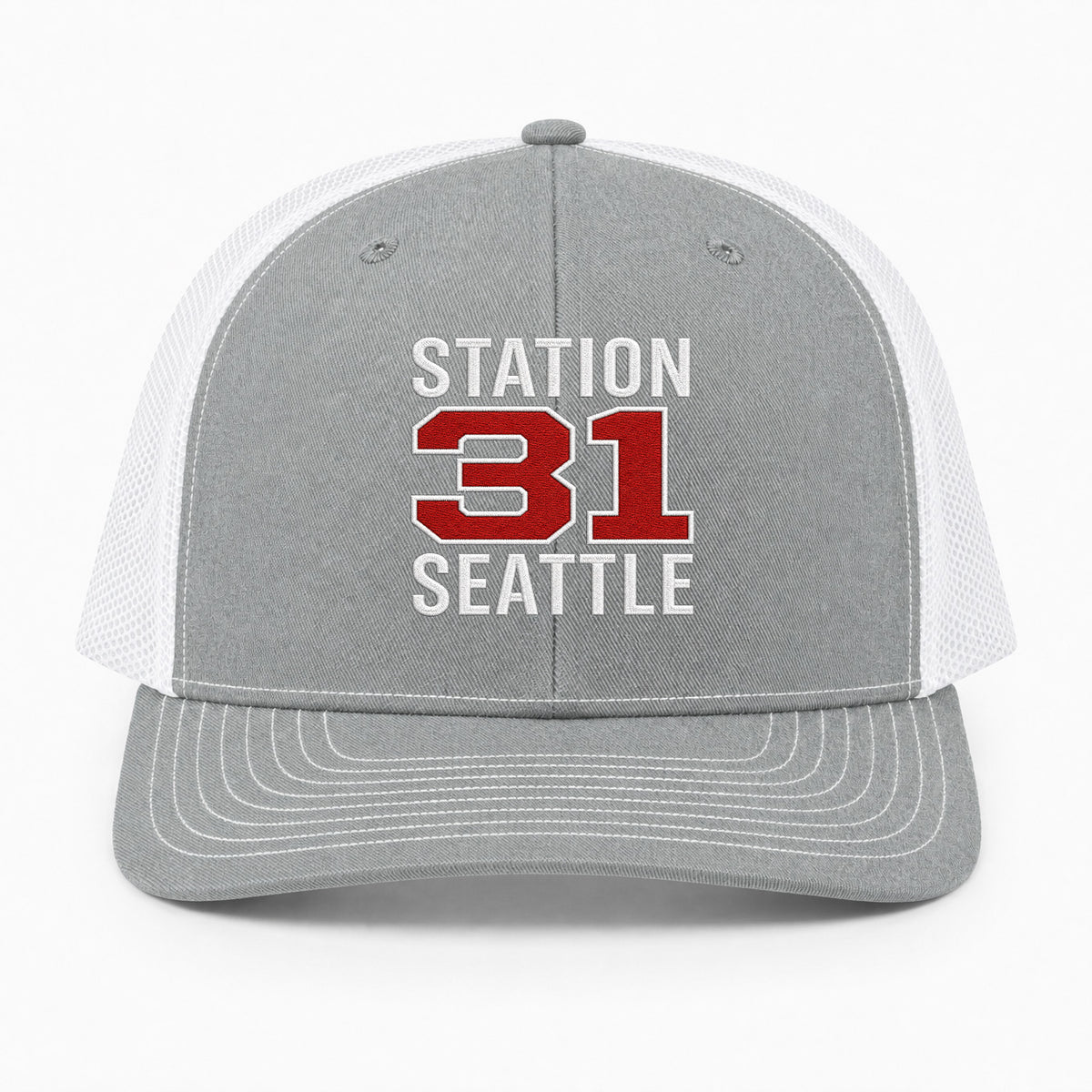 Custom Station Number Richardson 112 Trucker Cap - Embroidered