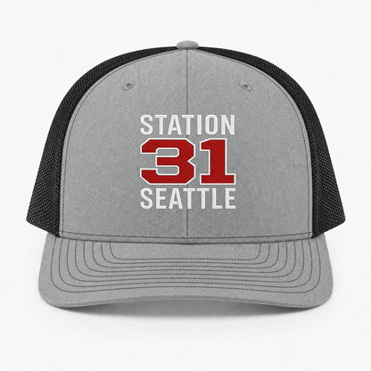 Custom Station Number Richardson 112 Trucker Cap - Embroidered