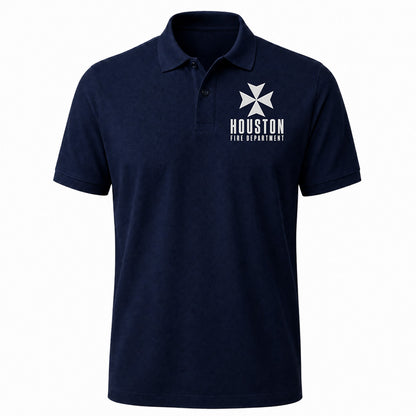 Custom Fire Department Embroidered Polo