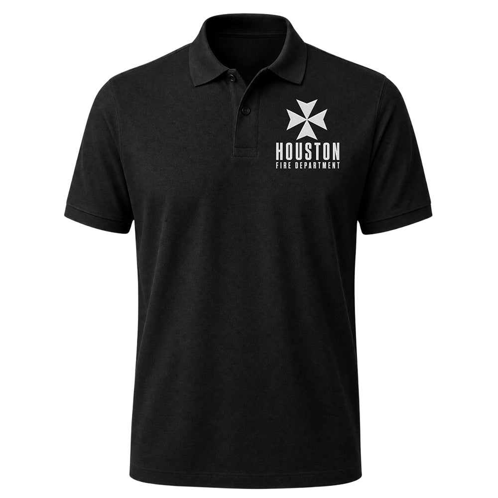Custom Fire Department Embroidered Polo