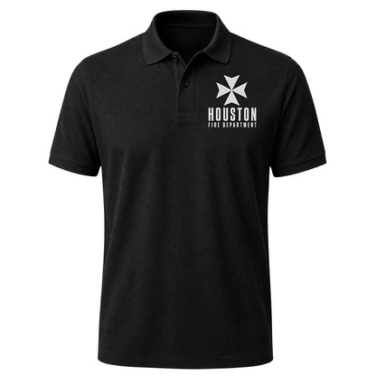 Custom Fire Department Embroidered Polo