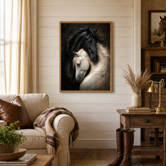 Eternal Embrace Horse Poster Print