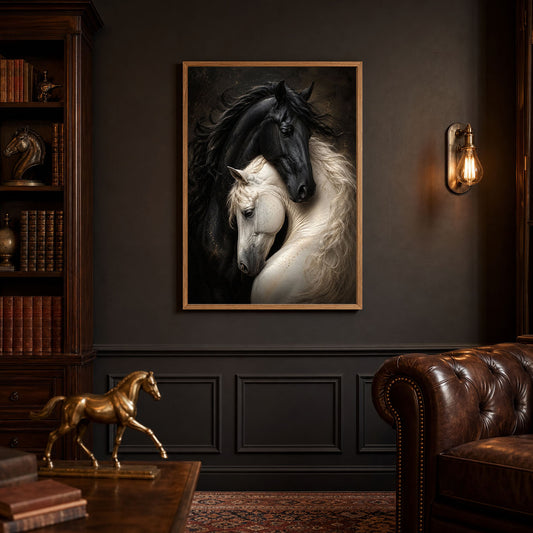 Eternal Embrace Horse Poster Print
