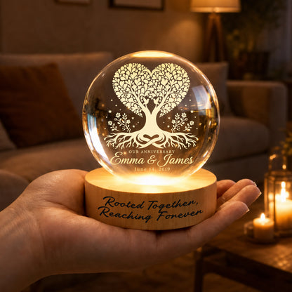 Personalized Crystal Ball Lamp