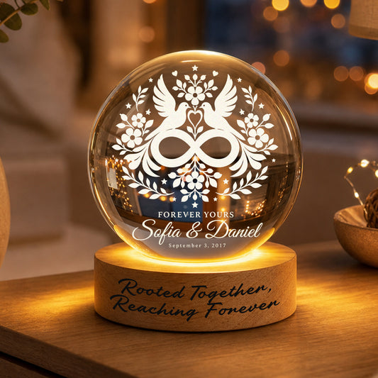 Personalized Crystal Ball Lamp