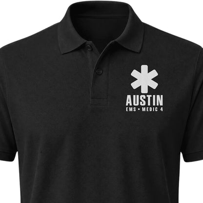 Custom EMS Embroidered Polo