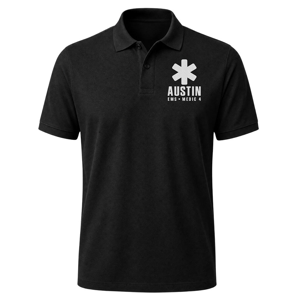 Custom EMS Embroidered Polo
