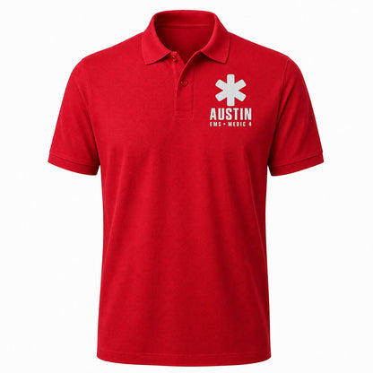 Custom EMS Embroidered Polo