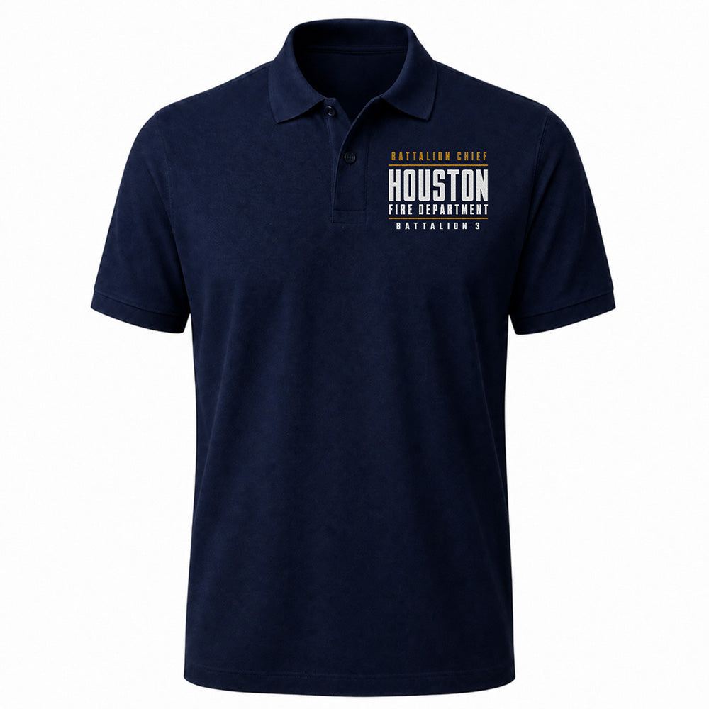 Custom Fire Chief Embroidered Polo