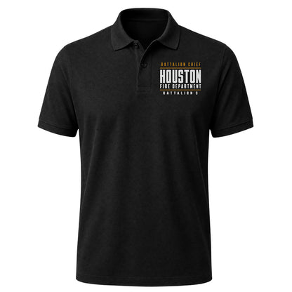 Custom Fire Chief Embroidered Polo