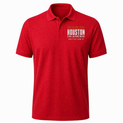 Custom Fire Chief Embroidered Polo