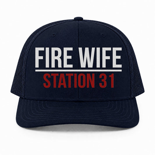 Custom Fire Family Richardson 112 Trucker Cap - Embroidered