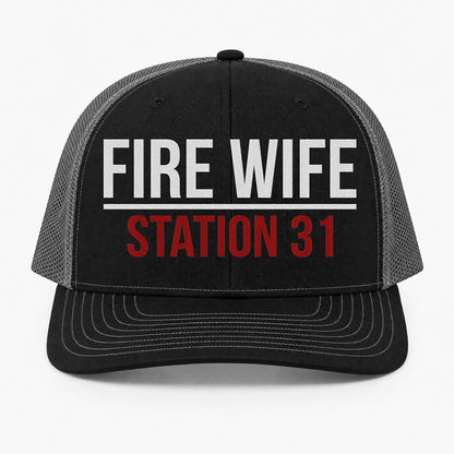 Custom Fire Family Richardson 112 Trucker Cap - Embroidered