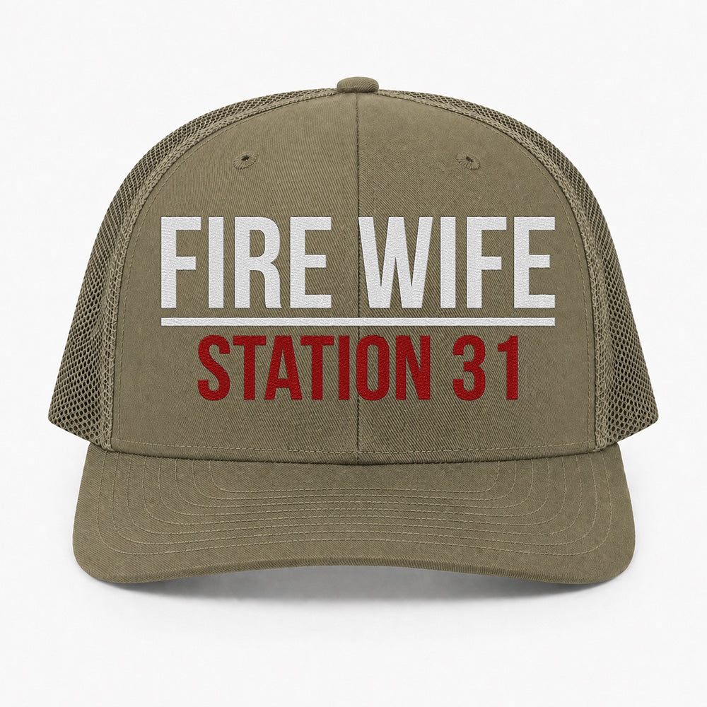 Custom Fire Family Richardson 112 Trucker Cap - Embroidered
