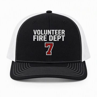 Custom Volunteer Fire Department Richardson 112 Trucker Cap - Embroidered