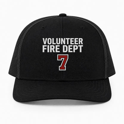 Custom Volunteer Fire Department Richardson 112 Trucker Cap - Embroidered
