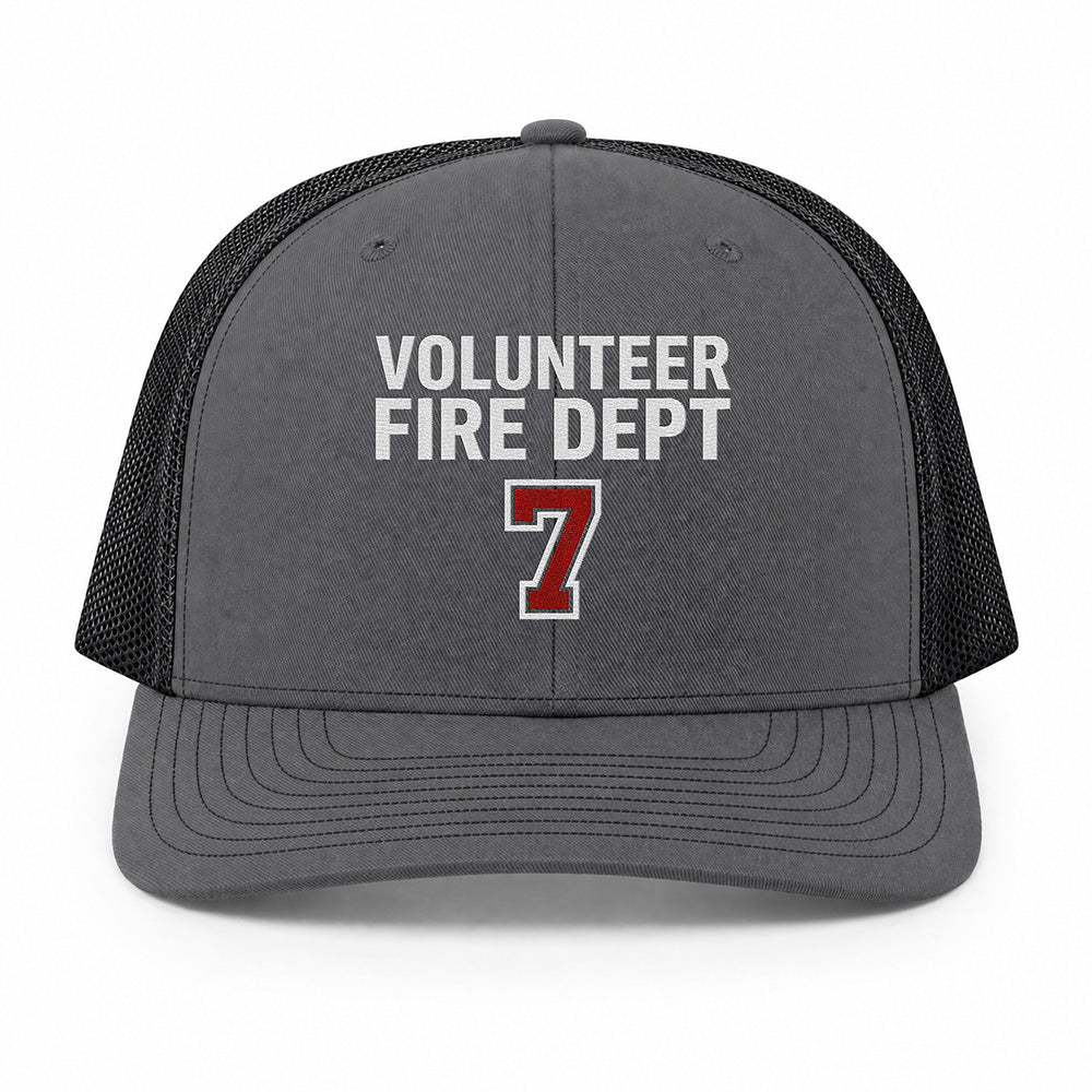 Custom Volunteer Fire Department Richardson 112 Trucker Cap - Embroidered