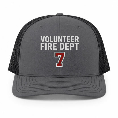 Custom Volunteer Fire Department Richardson 112 Trucker Cap - Embroidered