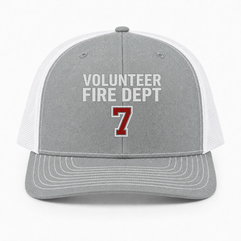 Custom Volunteer Fire Department Richardson 112 Trucker Cap - Embroidered