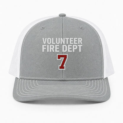Custom Volunteer Fire Department Richardson 112 Trucker Cap - Embroidered