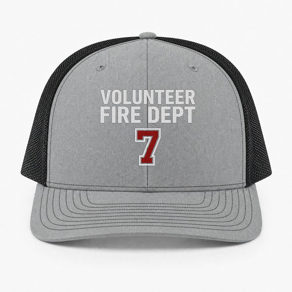 Custom Volunteer Fire Department Richardson 112 Trucker Cap - Embroidered