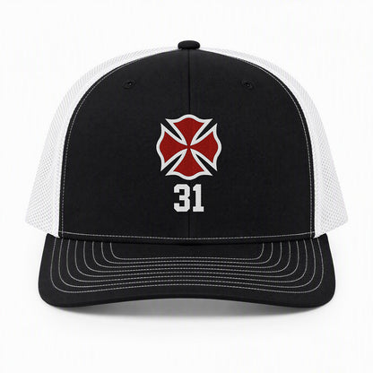Custom Maltese Cross Richardson 112 Trucker Cap - Embroidered