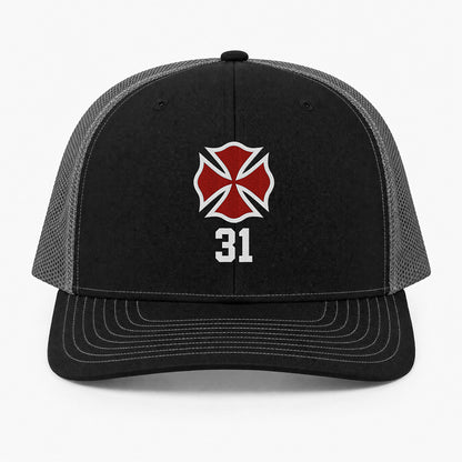 Custom Maltese Cross Richardson 112 Trucker Cap - Embroidered