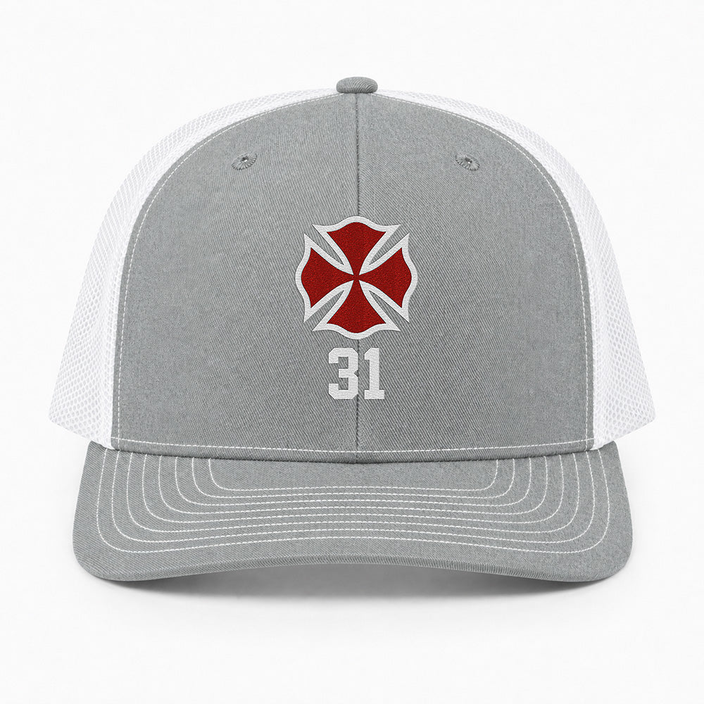 Custom Maltese Cross Richardson 112 Trucker Cap - Embroidered