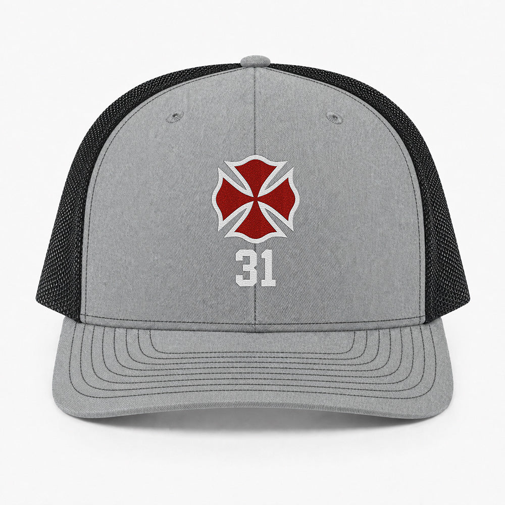 Custom Maltese Cross Richardson 112 Trucker Cap - Embroidered