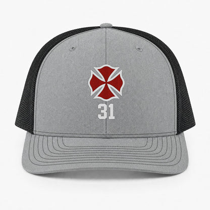 Custom Maltese Cross Richardson 112 Trucker Cap - Embroidered