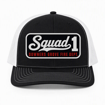 Custom Blackout Script Patch Richardson 112 Trucker Cap - Embroidered