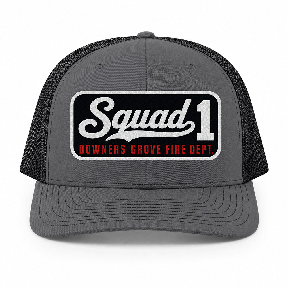 Custom Blackout Script Patch Richardson 112 Trucker Cap - Embroidered