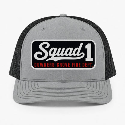 Custom Blackout Script Patch Richardson 112 Trucker Cap - Embroidered