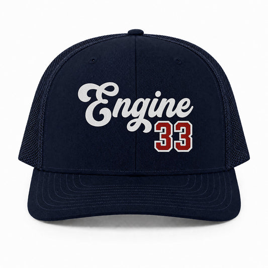 Custom Script Apparatus Richardson 112 Trucker Cap - Embroidered