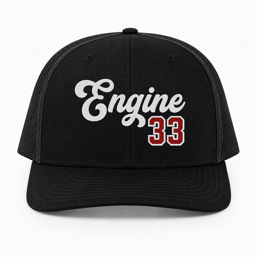 Custom Script Apparatus Richardson 112 Trucker Cap - Embroidered