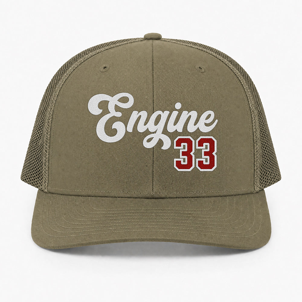 Custom Script Apparatus Richardson 112 Trucker Cap - Embroidered