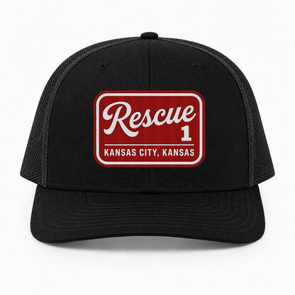 Custom Fire Department Patch Richardson 112 Trucker Cap - Embroidered