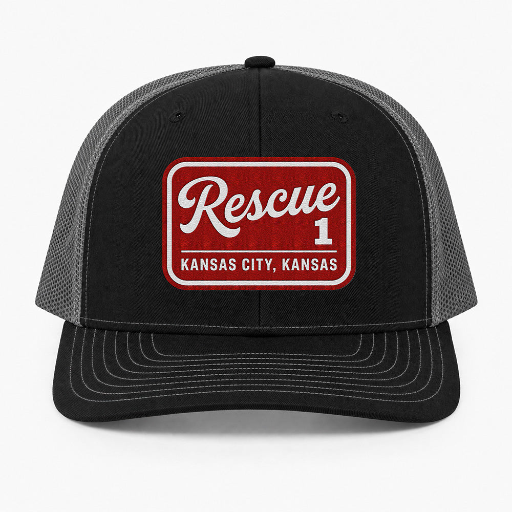 Custom Fire Department Patch Richardson 112 Trucker Cap - Embroidered