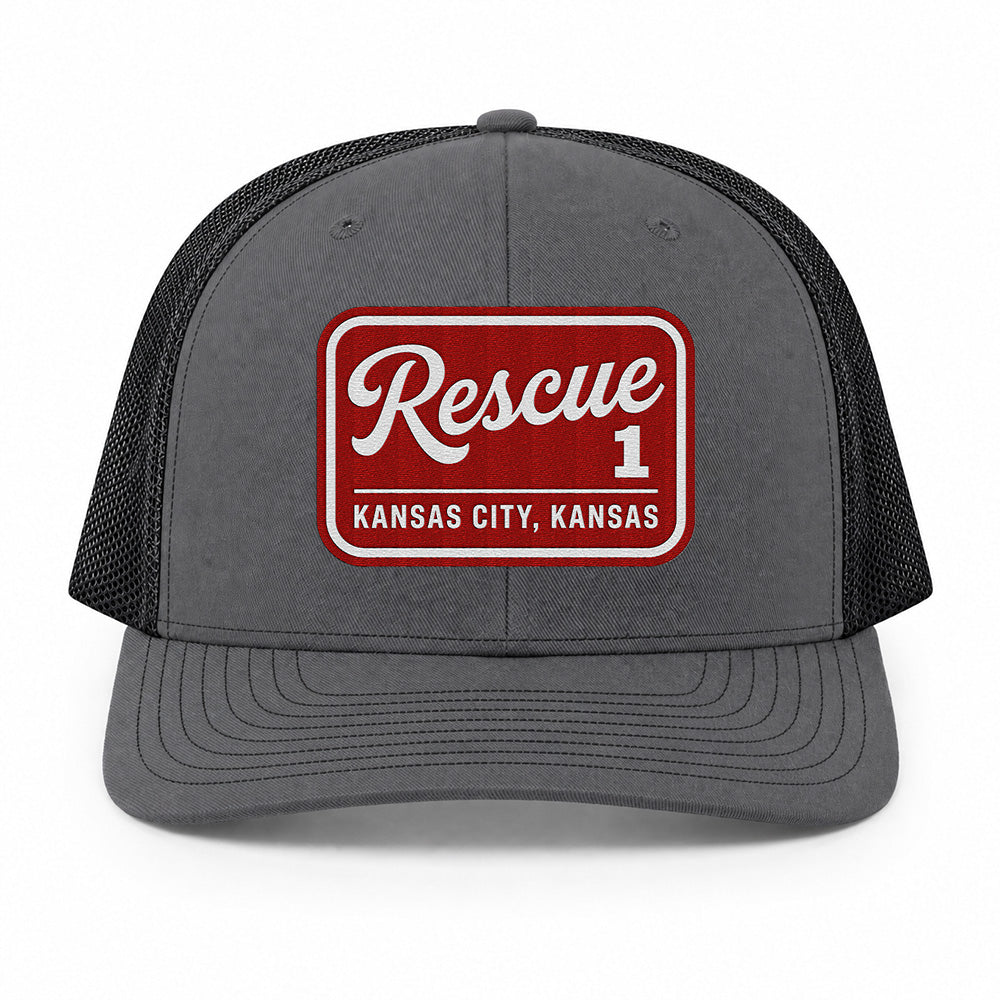 Custom Fire Department Patch Richardson 112 Trucker Cap - Embroidered