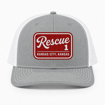 Custom Fire Department Patch Richardson 112 Trucker Cap - Embroidered
