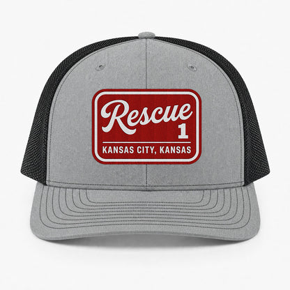 Custom Fire Department Patch Richardson 112 Trucker Cap - Embroidered