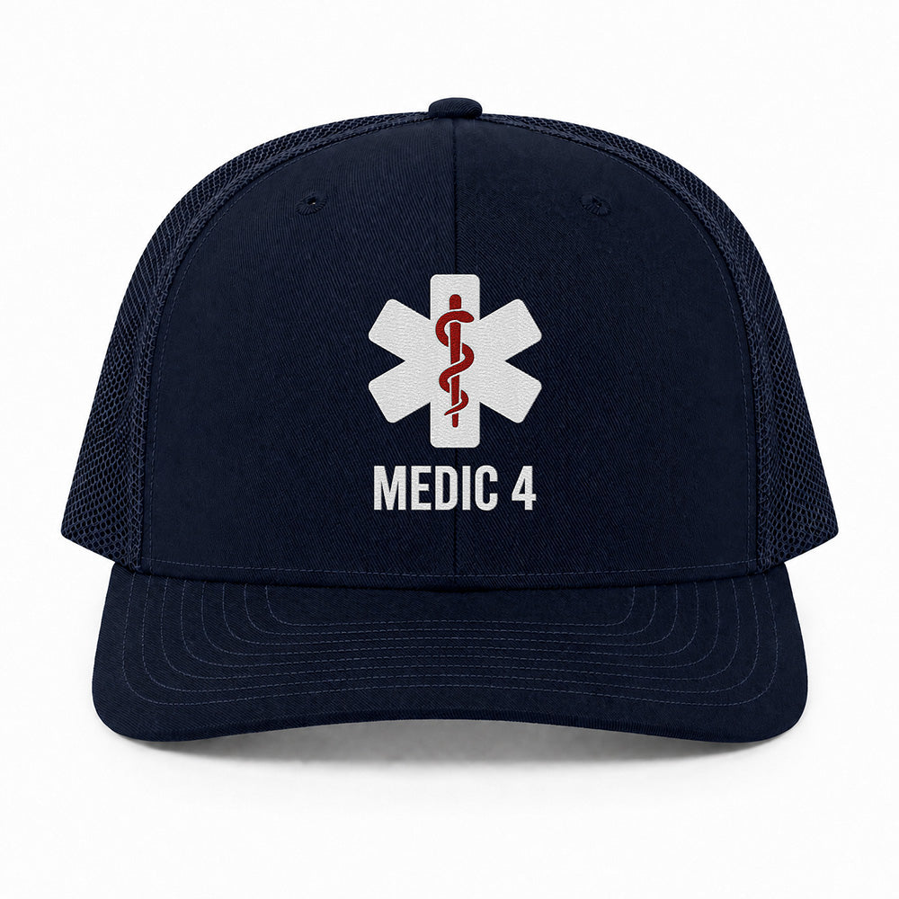 Custom Medic Unit Richardson 112 Trucker Cap - Embroidered