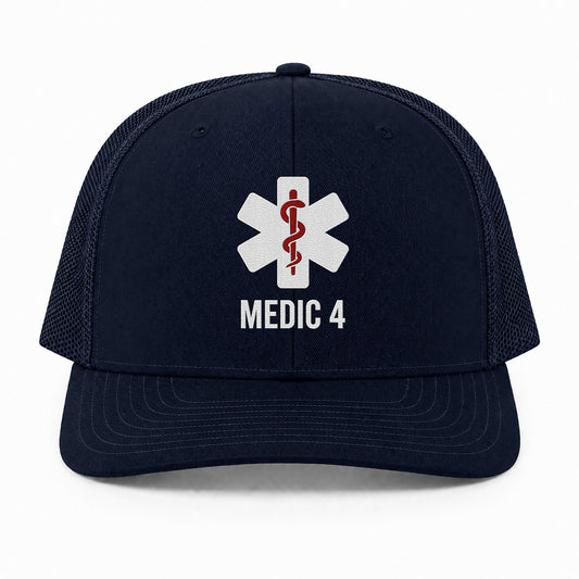 Custom Medic Unit Richardson 112 Trucker Cap - Embroidered