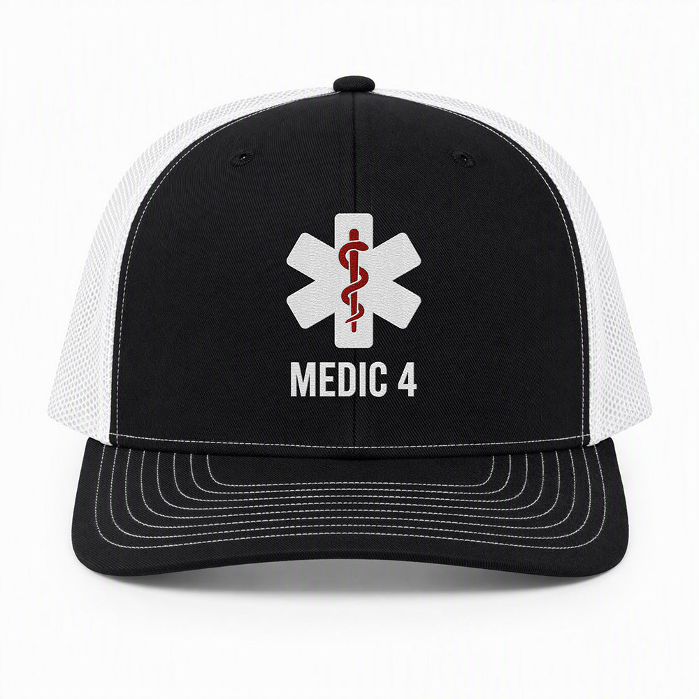 Custom Medic Unit Richardson 112 Trucker Cap - Embroidered