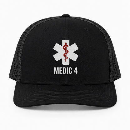 Custom Medic Unit Richardson 112 Trucker Cap - Embroidered